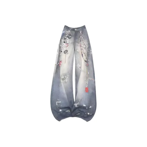 TIBINB Синий Женские Джинсы