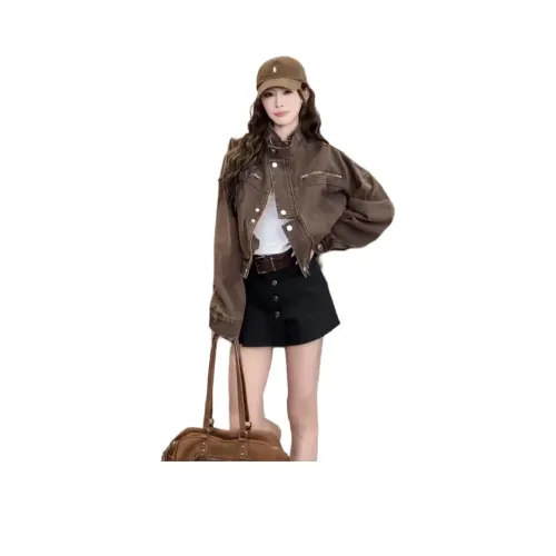 CASTLE WOODS Коричневый Женский Куртки