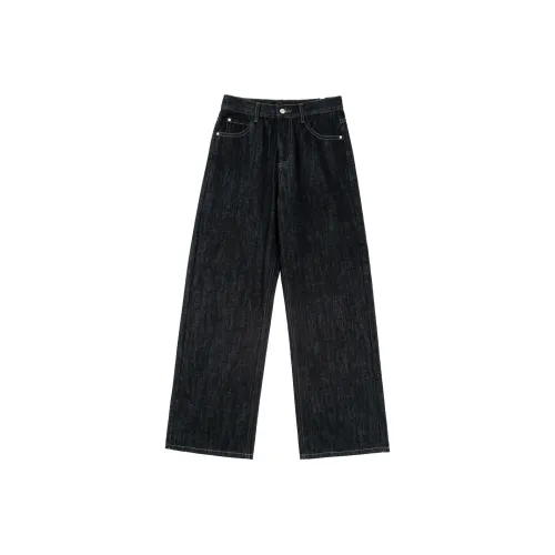 COUNTRY MOMENT Темно-синий Унисекс Джинсы