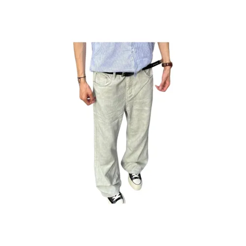 MORii Белый Унисекс Джинсы