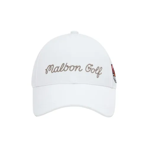 Кепки из полиэстера для мужчин совместный проект с Malbon Golf белые