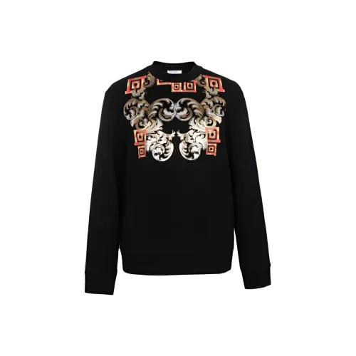 VERSACE Мужские черные свитшоты