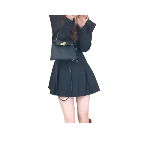 STYUW Длинное платье с длинным рукавом женское