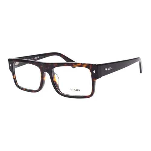 PRADA Пластиковая оправа Прямоугольные Очки OPTICAL Мужские Черепаховый цвет