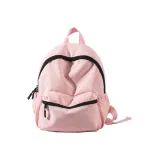 Однотонная ткань в розовой клетке