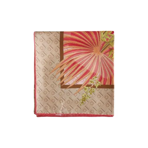 FERRAGAMO Шелковые шарфы для женщин светло-коричневый