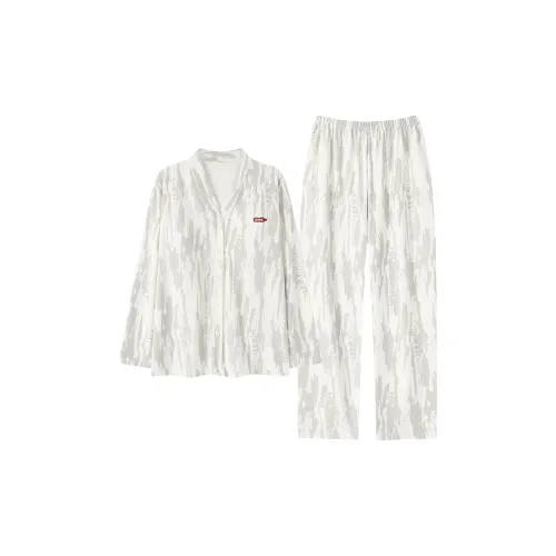 Pretty lady Айвори Белый Женский Пижамный Комплект