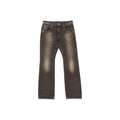 BEAMS совместный бренд FUTURE ARCHIVE LOW Шаговый шов DENIM Jeans Мужской