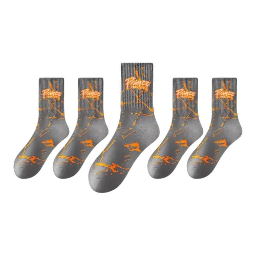 MIIOW Весенние и Осенние носки до щиколотки мужские упаковка из 5 пар