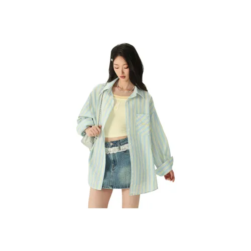 RDRE Blue Women's Shirts RDRE Синий Женские Рубашки