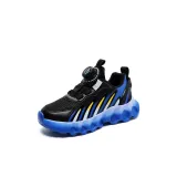 XT0014 Черный Озерно-голубой [Кожаный верх, водонепроницаемый]