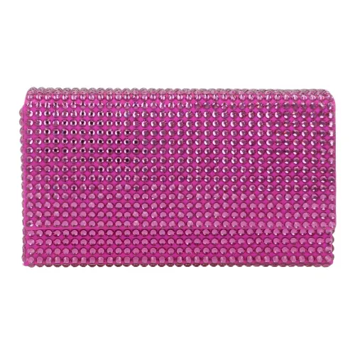 AMINA MUADDI Ткань Одно плечо Клатч Женский Фуксия