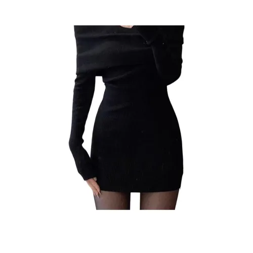 STYUW Длинное платье с длинным рукавом женское