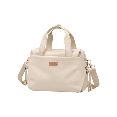 POLO Ткань Сумка Стандартная Женская Молочно-чайный Абрикос Черный