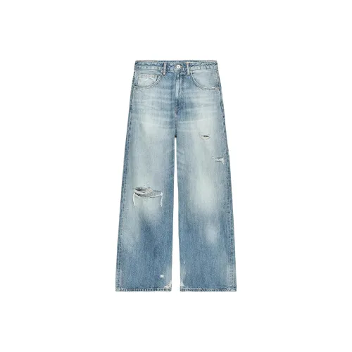 ZARA Trf Светло-Синие Женские Джинсы