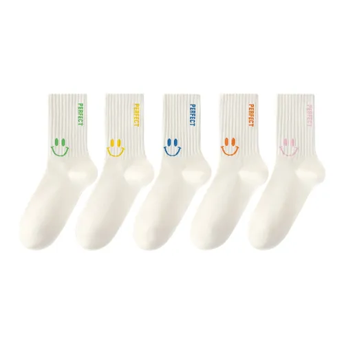 MIIOW Носки до колена унисекс упаковка из 5 пар