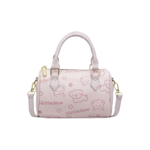 Juju Jimmy ПУ (полиуретан) Бостон Сумка Сумка Стандартная Женская Розовая Черная