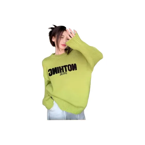 HAPG Зеленый Женский Трикотаж