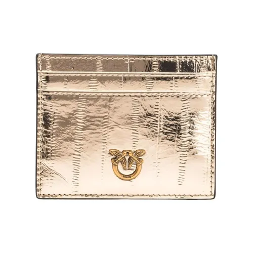 PINKO Коровья кожа Держатель для карт Мини Женский Золотой