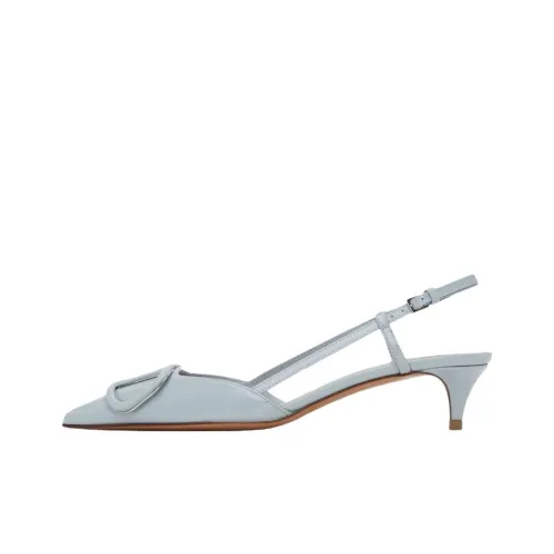 Valentino Garavani Узкий каблук Высокие каблуки 4CM Женские Серый