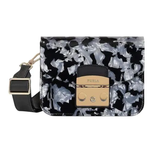 Furla Metropolis Collection Коровья кожа Сумка через плечо Женская Многоцветная