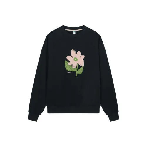 ACMEITEM Толстовка Повседневный OVERSIZED Топ Унисекс