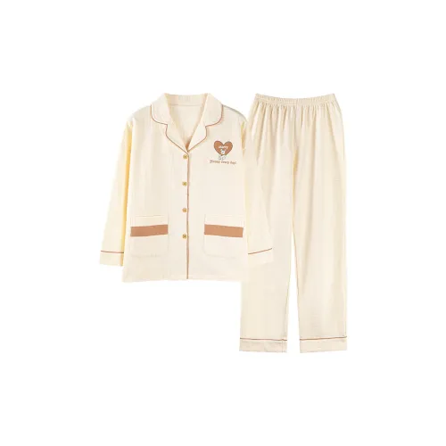 Pretty lady Абрикос Женские Пижамные Комплекты