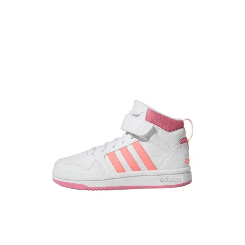 Adidas Neo Postmove MID K Противоскользящий Устойчивый к истиранию MID Топ Детские Скейтбординги Белый Детский