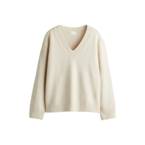 H M Светлый Бежевый Женские Свитера