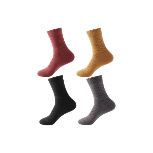 MAXDAVID Max99123 Смешанный цвет 4 упаковки мужские носки MID до икры