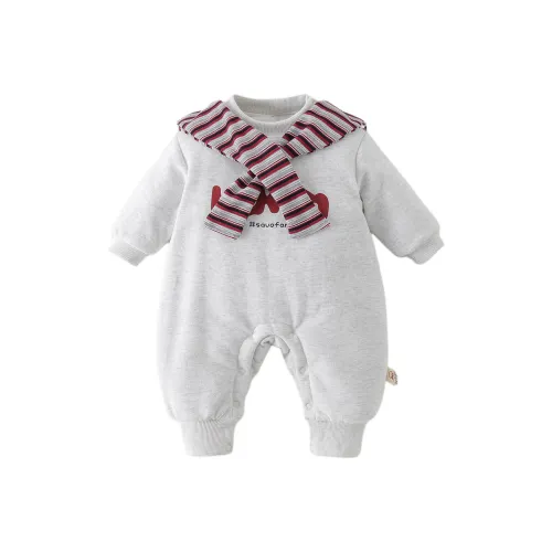 XiaoJinBu Светло-серый Малыш Комбинезоны Ползунки