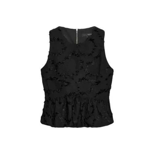 ZARA Черные Женские Майки