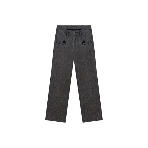 Izzue Мраморная текстура Темно-серый Унисекс Повседневные брюки