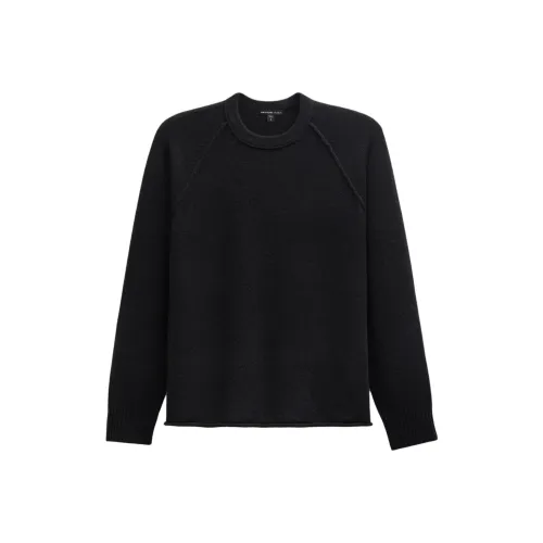 JAMES PERSE Переработанный кашемир Raglan Crew Кашемир Свитер Мужской