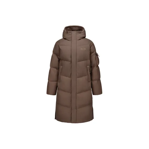 Skechers Темный Карамельный Коричневый 05U5 Унисекс Пуховики