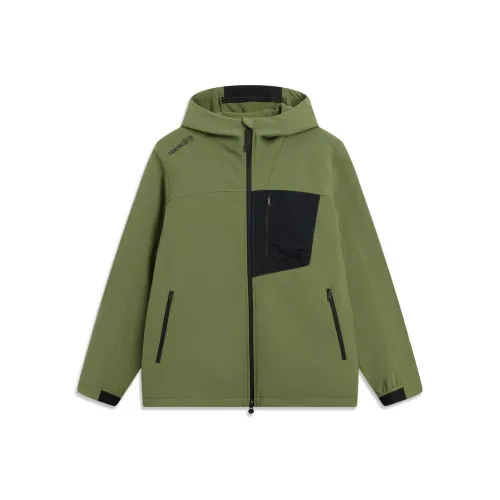 Подкладка Moss Green Мужская Softshell Куртка