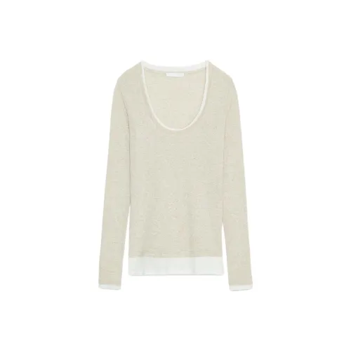 ZARA Зебра с принтом бежевый женские T-рубашки