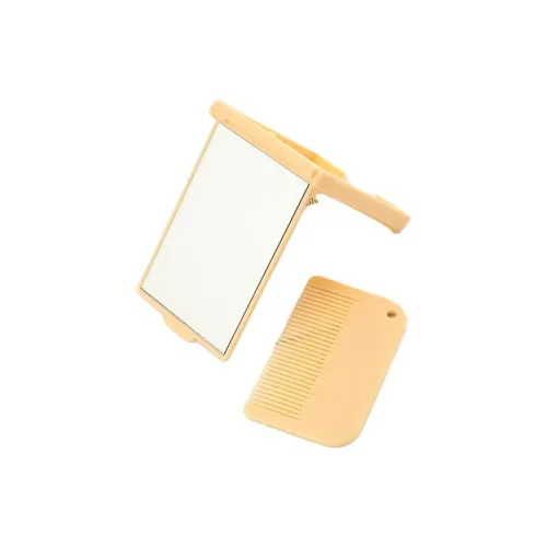 ECOHOME Зеркальце Comb Мини Шоколадный Comb Маленькое Зеркальце Милое Портативное Зеркальце Comb Набор MAKE UP Зеркала Складное Зеркальце