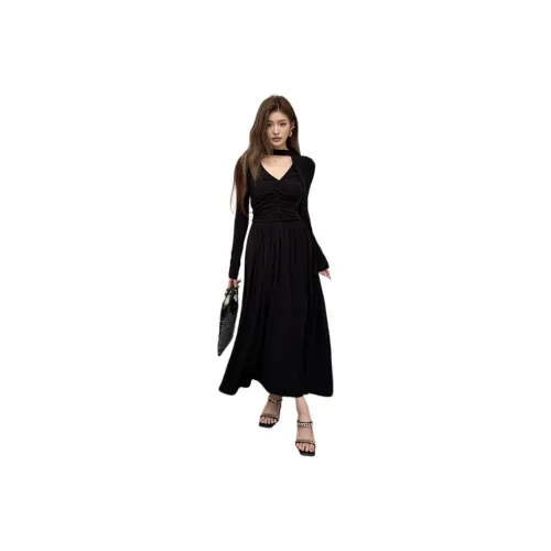 ZUKIZUKI Длинное платье с длинными рукавами женское