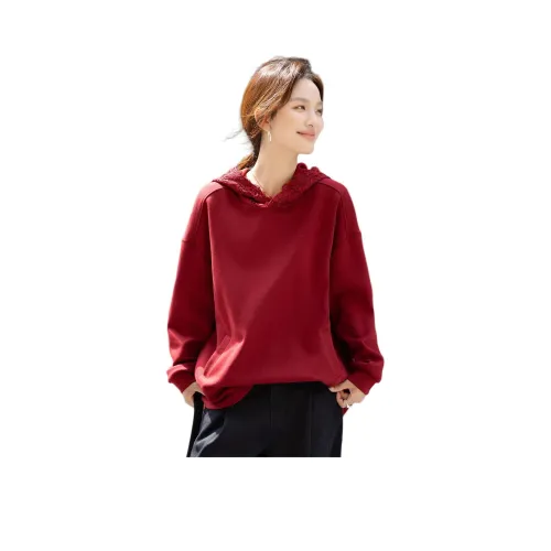 Dme Китайский Красный Женский Свитшот