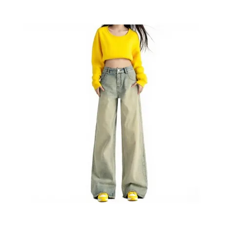 HELEH Светло-синие женские джинсы