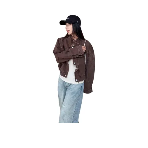 CASTLE WOODS Коричневый Женский Куртки