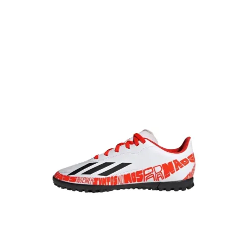 Adidas X Speedportal Slip-resistant Abrasion-resistant Low Top Детская футбольная обувь Красная Белая Детская