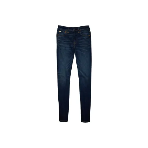 AMERICAN EAGLE Темно-синий женский джинсы