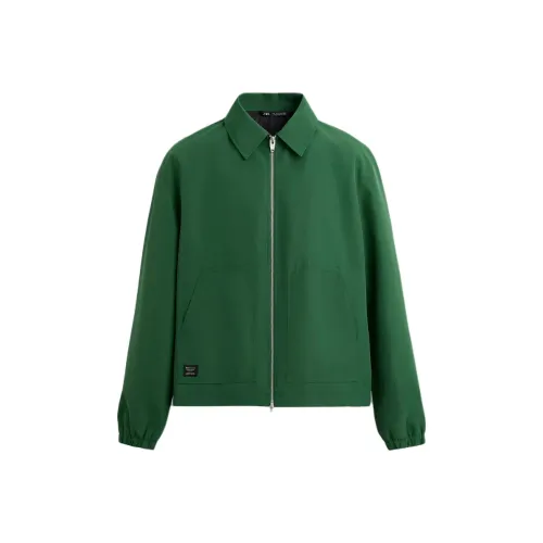 ZARA Зеленый Мужской Пуховик