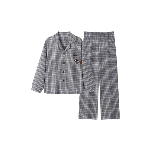 Gongdie Серый Женский Пижамный Комплект