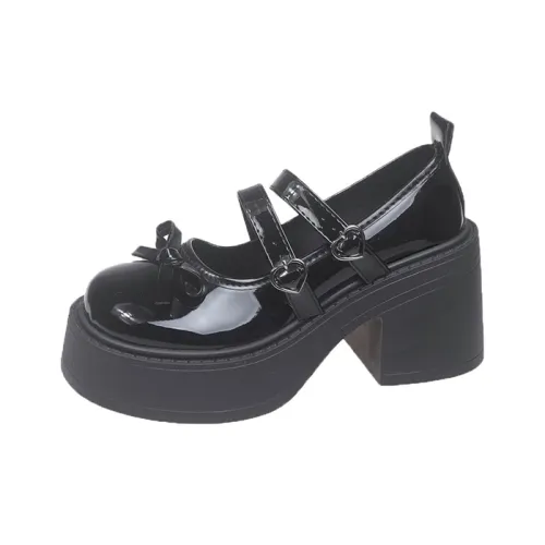 Take the Qin Квадратный каблук Туфли Мэри Джейн Женские Набор в подарочной коробке