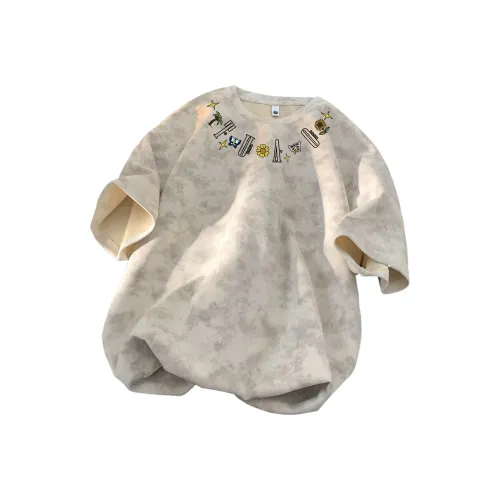 Wooden Rabbit Топ Короткий с короткими рукавами T-рубашки Унисекс