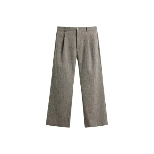 ZARA Бежевые Мужские Повседневные Штаны