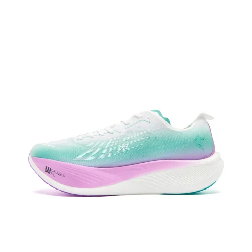 QIAODAN Feiying PB3 Enhanced Edition Беговые кроссовки Низкий Топ Jordan Белый MARS Зеленый Мужской